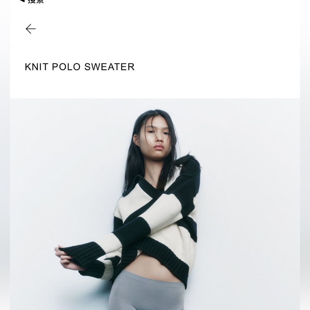 zara sweater sizeM